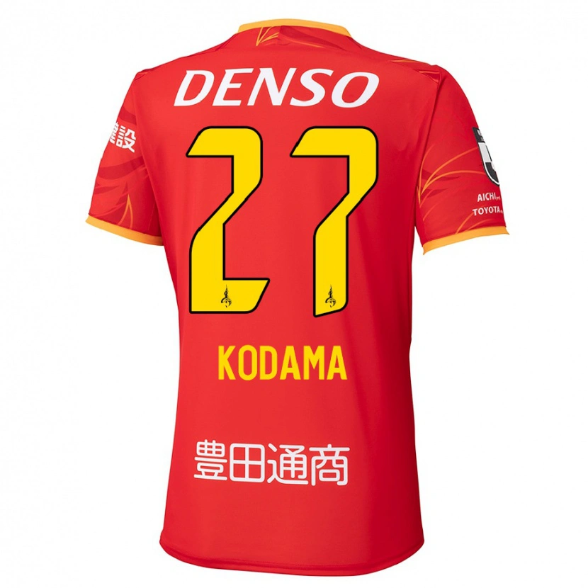Danxen Dames Shunto Kodama #27 Rood Geel Thuisshirt Thuistenue 2025/26 T-Shirt België