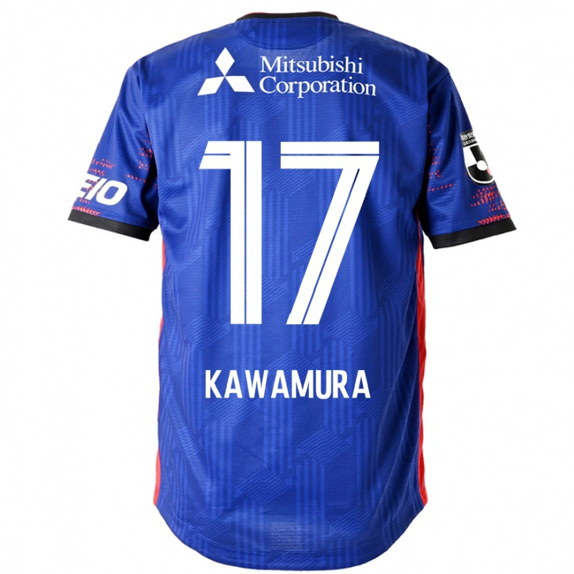 Danxen Dames Riku Kawamura #17 Koningsblauw Wit Thuisshirt Thuistenue 2025/26 T-Shirt België