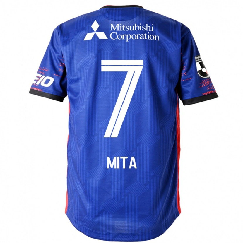 Danxen Dames Hirotaka Mita #7 Koningsblauw Wit Thuisshirt Thuistenue 2025/26 T-Shirt België