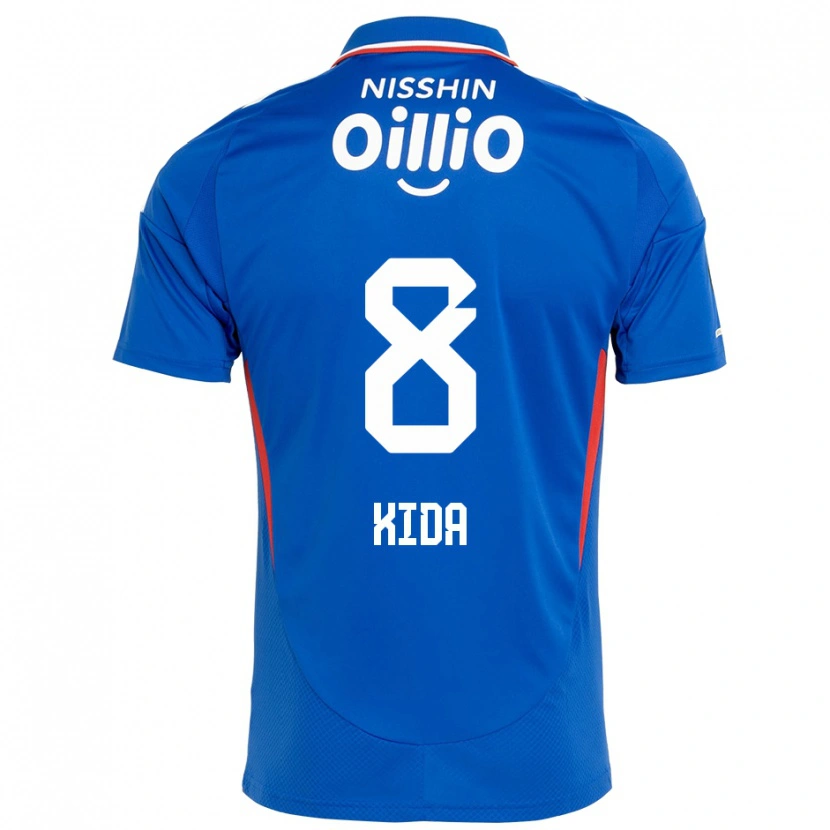 Danxen Dames Takuya Kida #8 Koningsblauw Wit Thuisshirt Thuistenue 2025/26 T-Shirt België