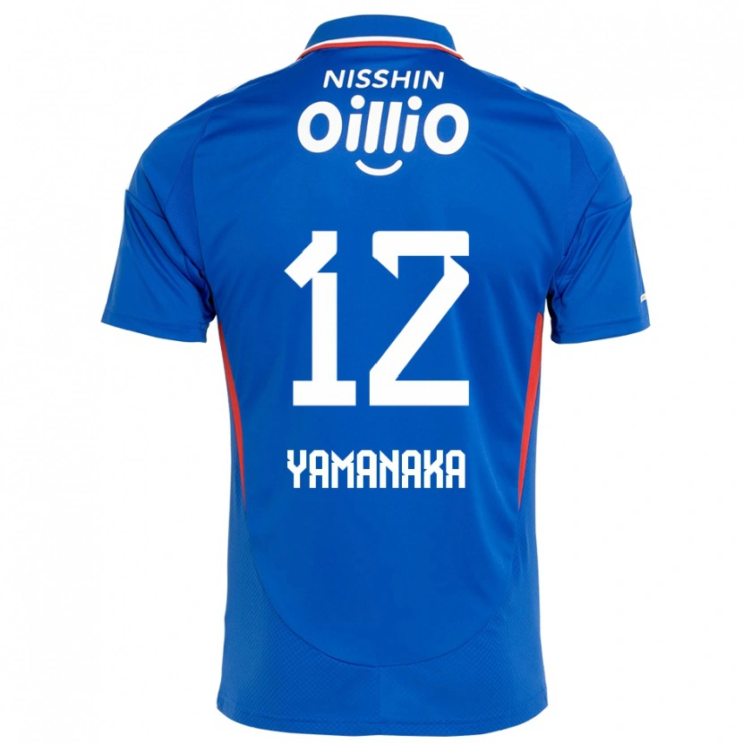 Danxen Dames Yuki Yamanaka #12 Koningsblauw Wit Thuisshirt Thuistenue 2025/26 T-Shirt België