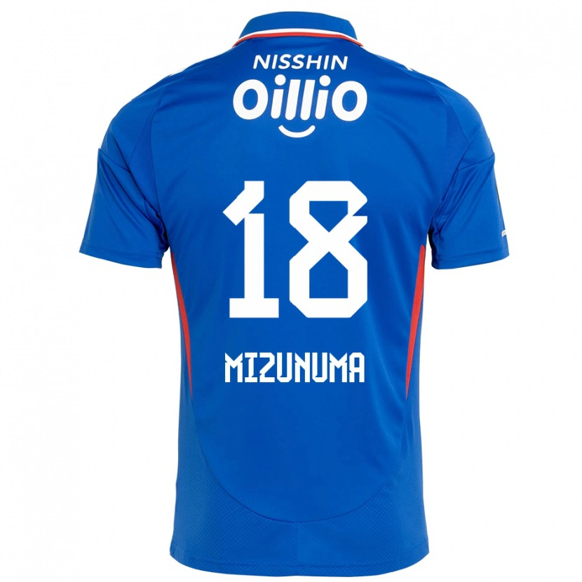 Danxen Dames Kota Mizunuma #18 Koningsblauw Wit Thuisshirt Thuistenue 2025/26 T-Shirt België