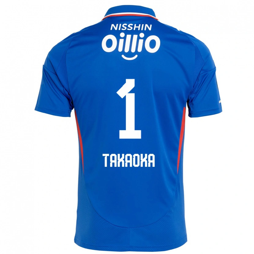 Danxen Dames Yohei Takaoka #1 Koningsblauw Wit Thuisshirt Thuistenue 2025/26 T-Shirt België