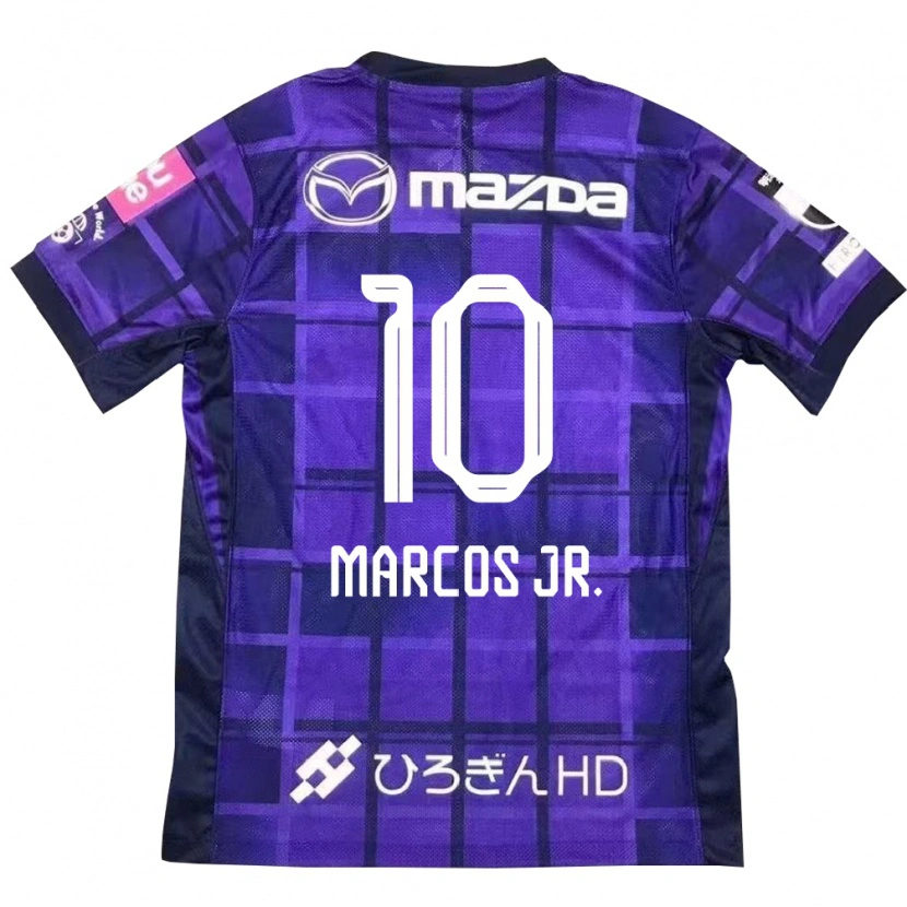 Danxen Dames Marcos Júnior #10 Paars Oranje Thuisshirt Thuistenue 2025/26 T-Shirt België