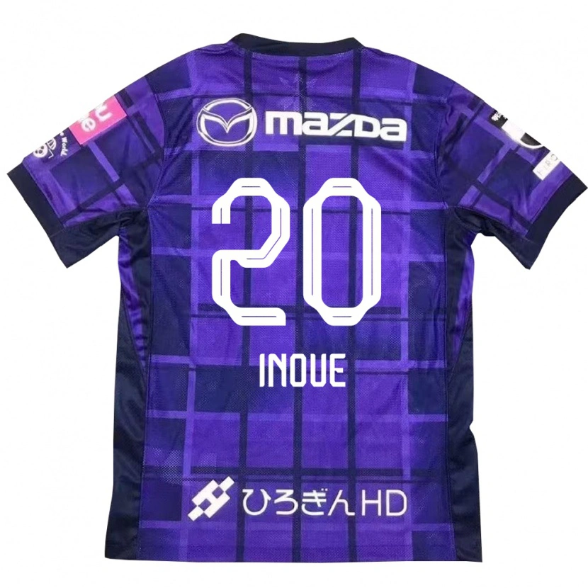 Danxen Dames Shion Inoue #20 Paars Oranje Thuisshirt Thuistenue 2025/26 T-Shirt België