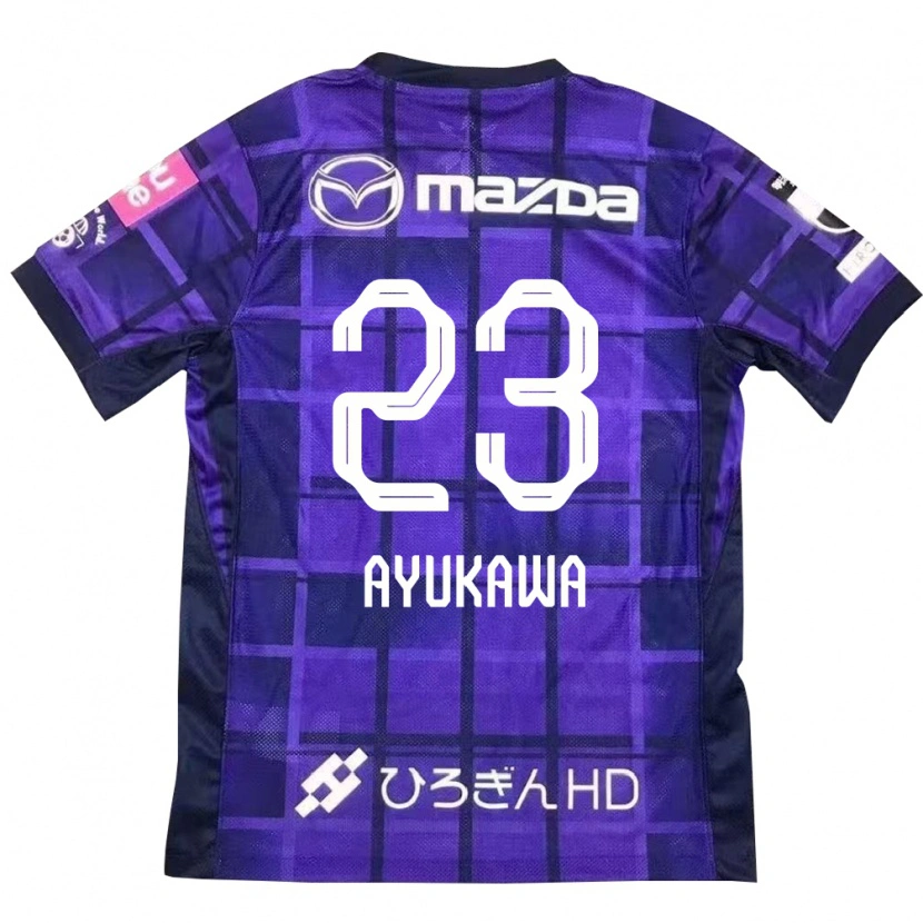 Danxen Dames Shun Ayukawa #23 Paars Oranje Thuisshirt Thuistenue 2025/26 T-Shirt België