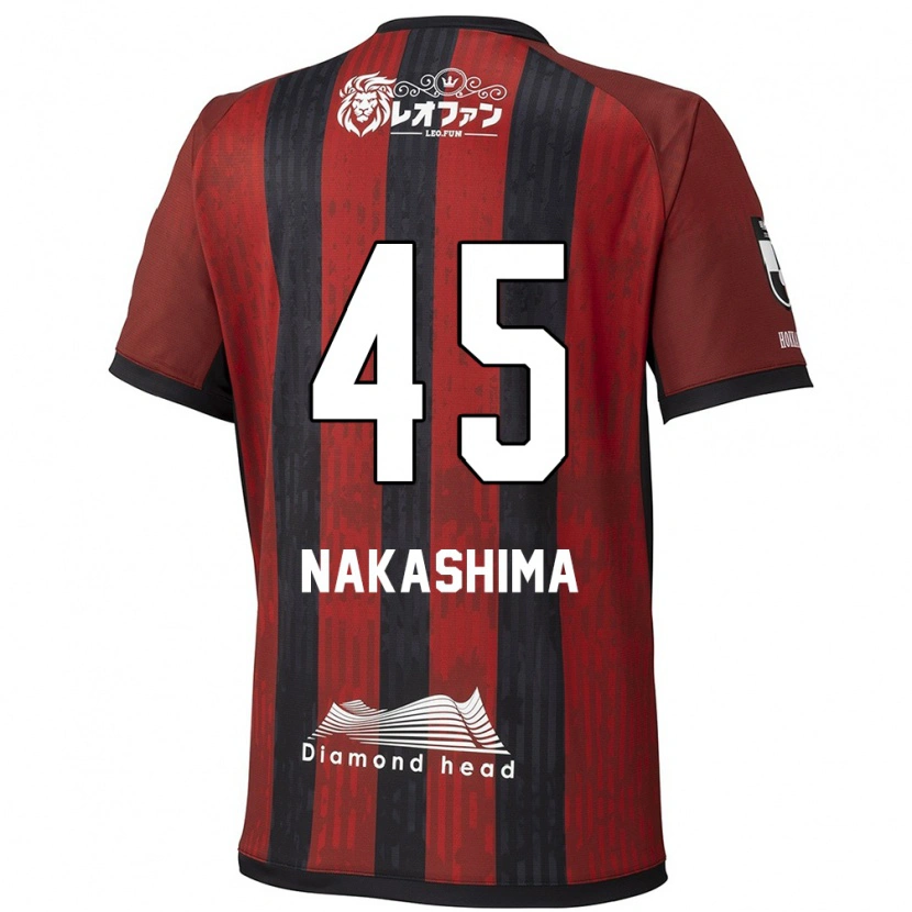 Danxen Dames Taika Nakashima #45 Rood Zwart Thuisshirt Thuistenue 2025/26 T-Shirt België