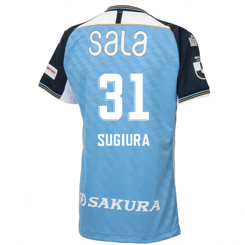 Danxen Dames Rinnosuke Sugiura #31 Hemelsblauw Zwart Thuisshirt Thuistenue 2025/26 T-Shirt België