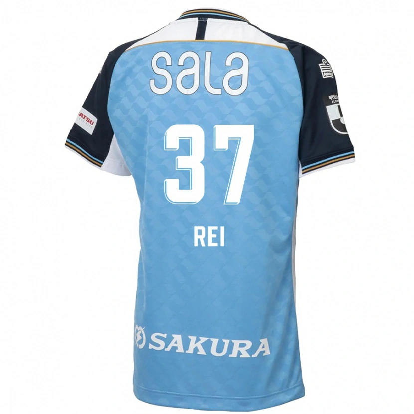 Danxen Dames Rei Hirakawa #37 Hemelsblauw Zwart Thuisshirt Thuistenue 2025/26 T-Shirt België