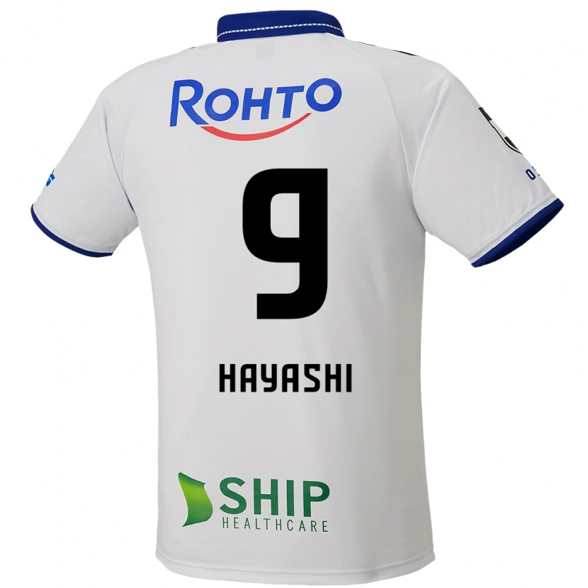 Danxen Dames Daichi Hayashi #9 Wit Blauw Zwart Uitshirt Uittenue 2025/26 T-Shirt België