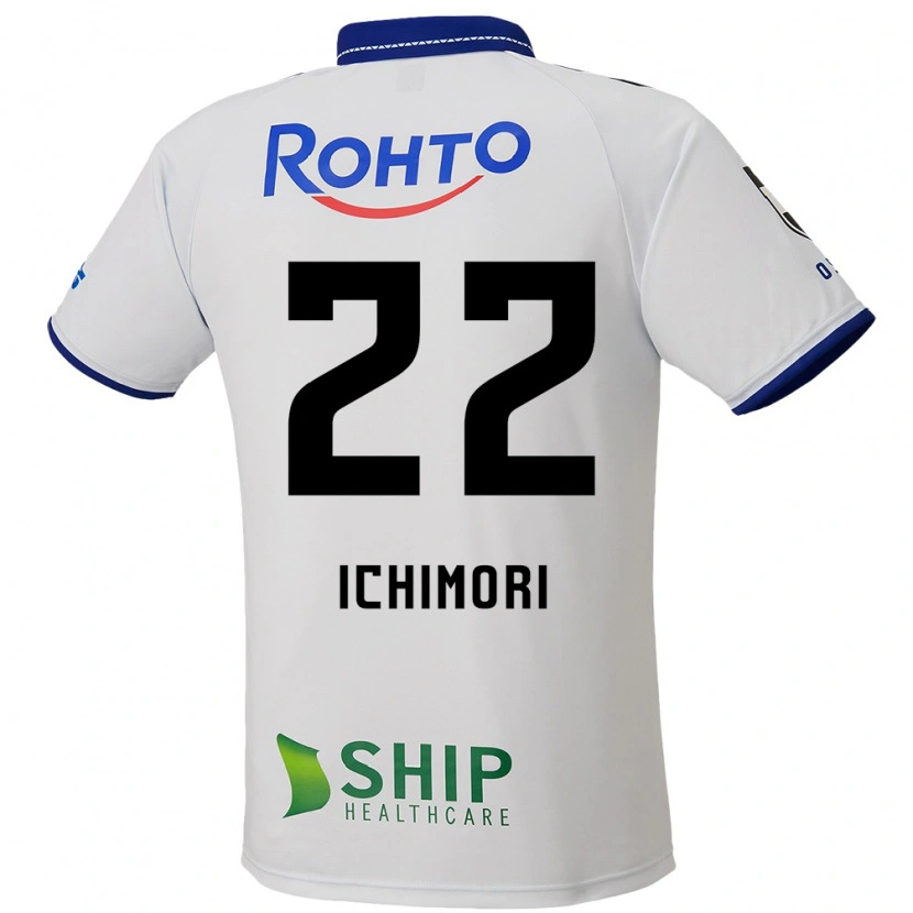 Danxen Dames Jun Ichimori #22 Wit Blauw Zwart Uitshirt Uittenue 2025/26 T-Shirt België