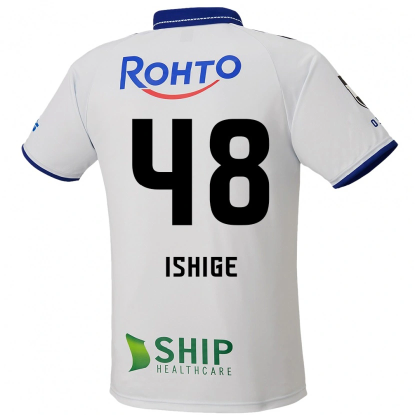 Danxen Dames Hideki Ishige #48 Wit Blauw Zwart Uitshirt Uittenue 2025/26 T-Shirt België