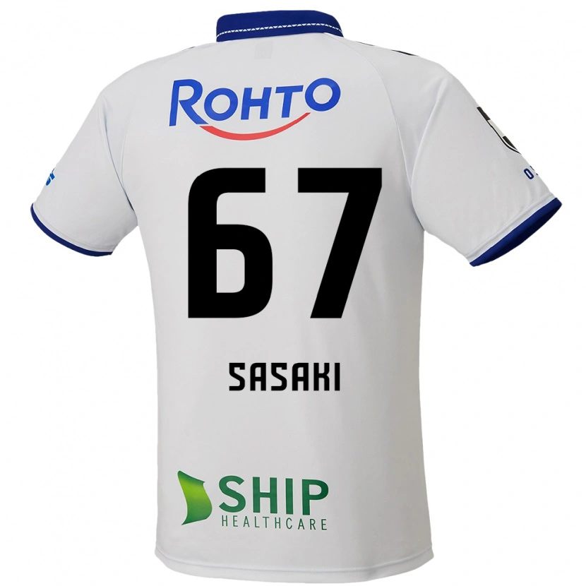 Danxen Dames Shogo Sasaki #67 Wit Blauw Zwart Uitshirt Uittenue 2025/26 T-Shirt België