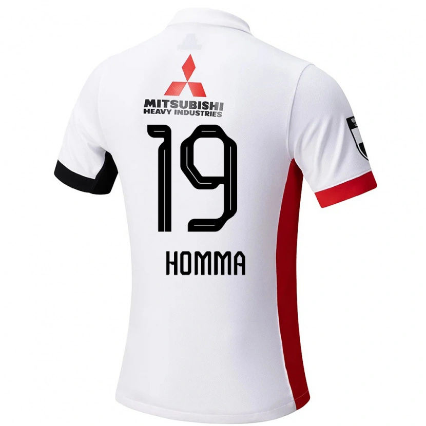 Danxen Dames Shion Homma #19 Wit Zwart Uitshirt Uittenue 2025/26 T-Shirt België