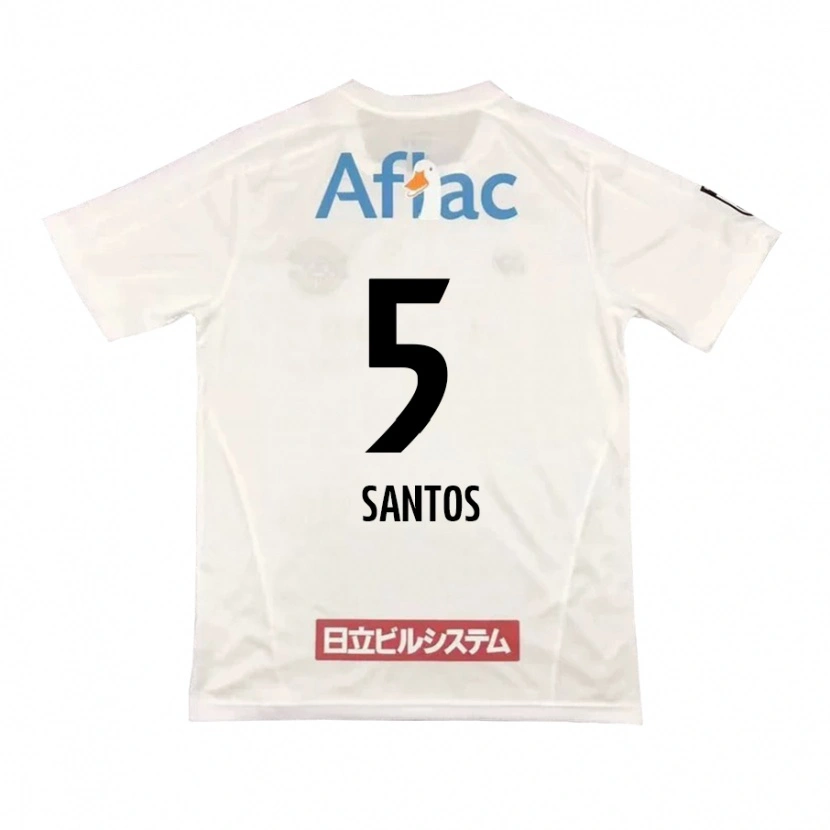 Danxen Dames Emerson Santos #5 Lichtgrijs Beige Uitshirt Uittenue 2025/26 T-Shirt België