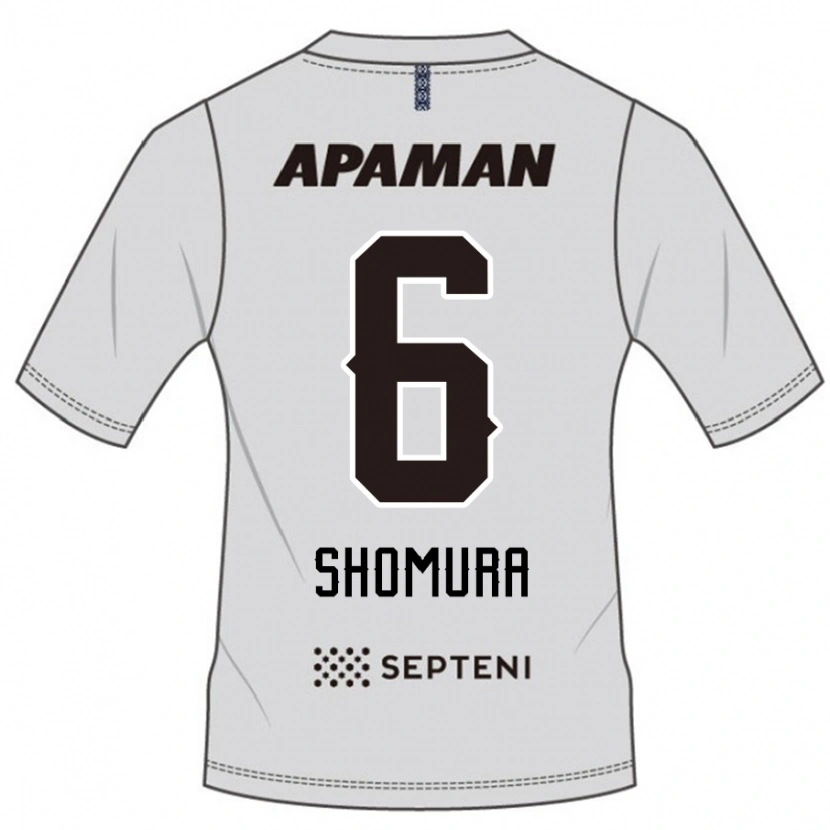 Danxen Dames Tomoki Shomura #6 Lichtgrijs Uitshirt Uittenue 2025/26 T-Shirt België