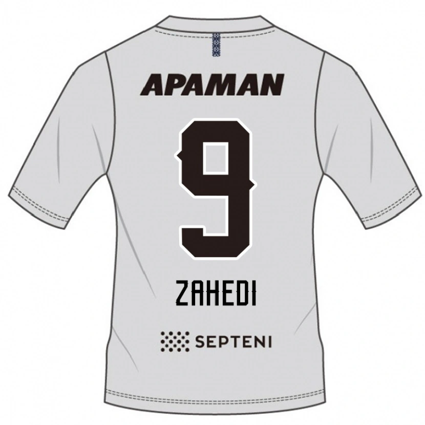 Danxen Dames Shahab Zahedi #9 Lichtgrijs Uitshirt Uittenue 2025/26 T-Shirt België