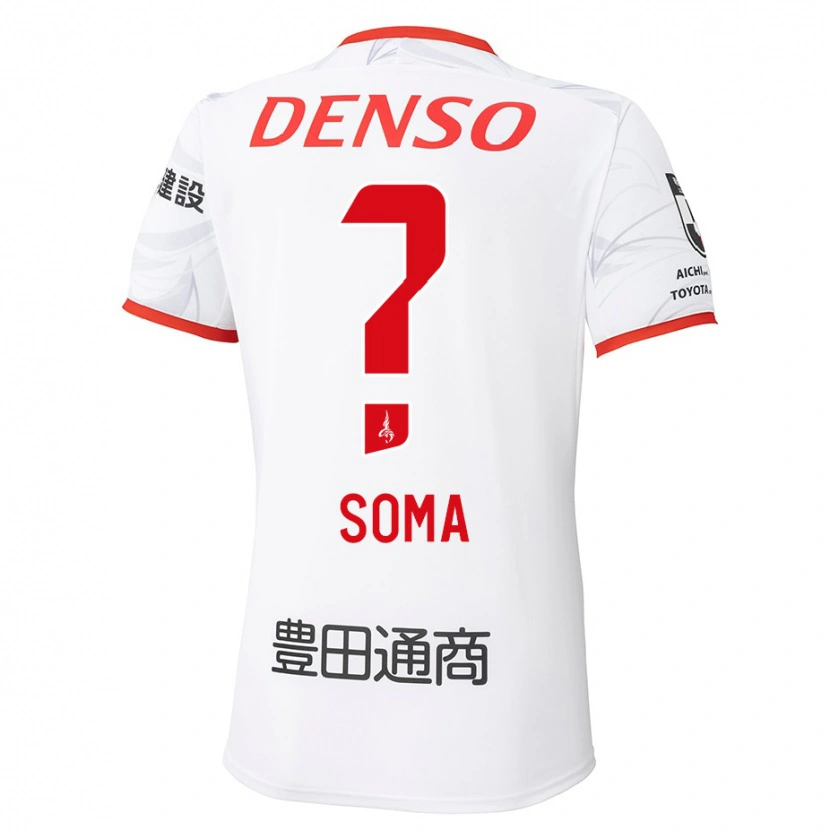 Danxen Dames Yuki Soma #0 Wit Rood Uitshirt Uittenue 2025/26 T-Shirt België