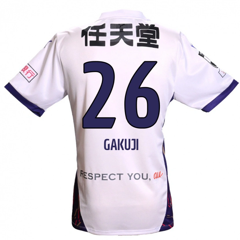 Danxen Dames Gakuji Ota #26 Wit Paars Zwart Uitshirt Uittenue 2025/26 T-Shirt België