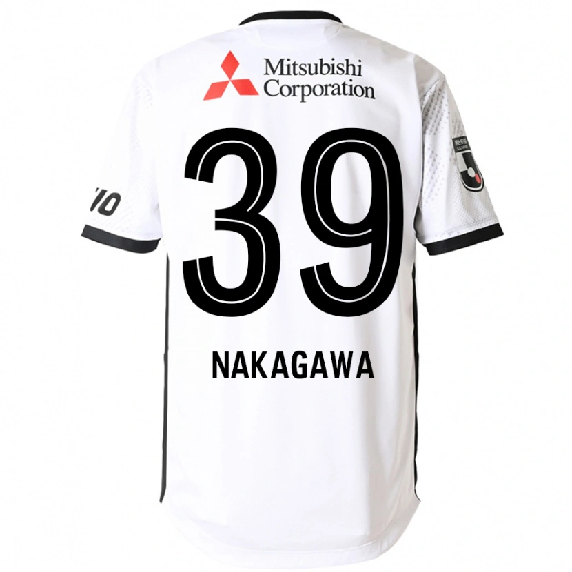 Danxen Dames Teruhito Nakagawa #39 Wit Zwart Uitshirt Uittenue 2025/26 T-Shirt België