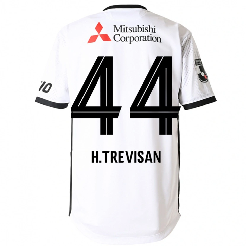 Danxen Dames Henrique Trevisan #44 Wit Zwart Uitshirt Uittenue 2025/26 T-Shirt België
