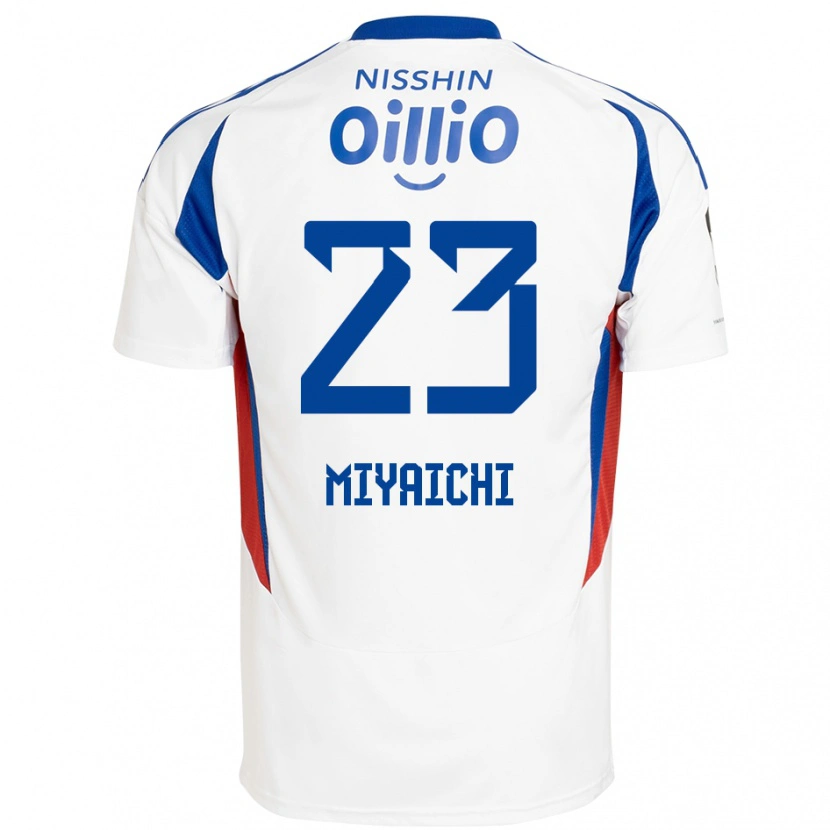 Danxen Dames Ryo Miyaichi #23 Wit Koningsblauw Uitshirt Uittenue 2025/26 T-Shirt België
