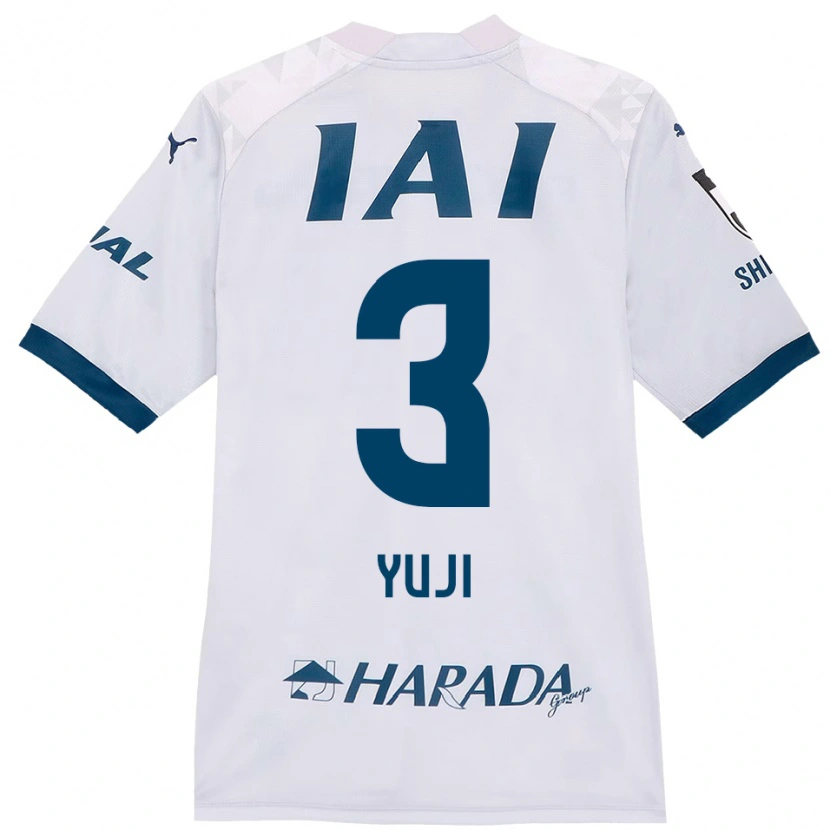 Danxen Dames Yuji Takahashi #3 Wit Koningsblauw Uitshirt Uittenue 2025/26 T-Shirt België