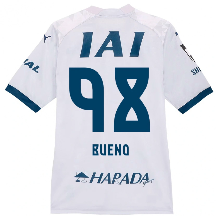 Danxen Dames Matheus Bueno #98 Wit Koningsblauw Uitshirt Uittenue 2025/26 T-Shirt België