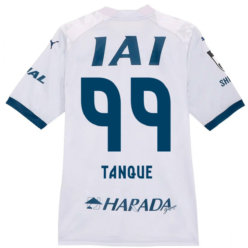 Danxen Dames Douglas Tanque #99 Wit Koningsblauw Uitshirt Uittenue 2025/26 T-Shirt België