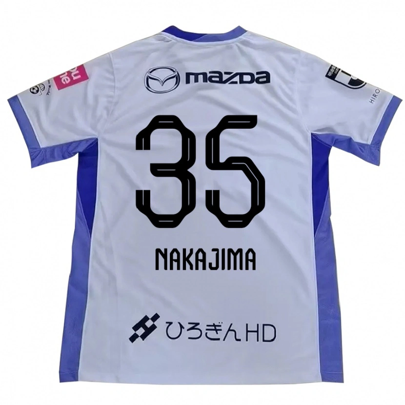 Danxen Dames Yotaro Nakajima #35 Wit Oranje Uitshirt Uittenue 2025/26 T-Shirt België