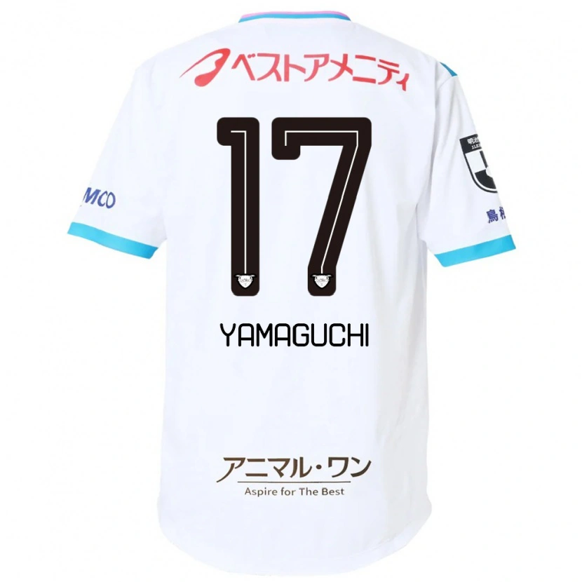 Danxen Dames Hikaru Yamaguchi #17 Wit Roze Uitshirt Uittenue 2025/26 T-Shirt België