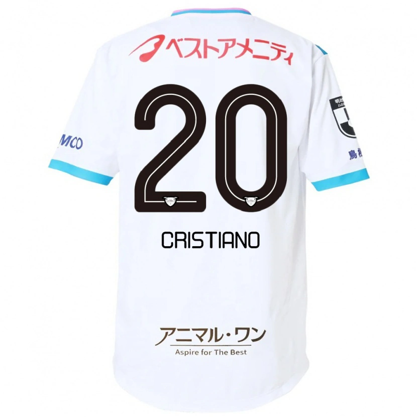 Danxen Dames Cristiano #20 Wit Roze Uitshirt Uittenue 2025/26 T-Shirt België
