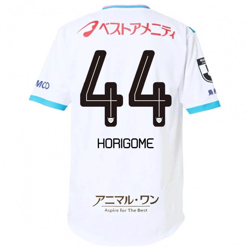 Danxen Dames Yuki Horigome #44 Wit Roze Uitshirt Uittenue 2025/26 T-Shirt België