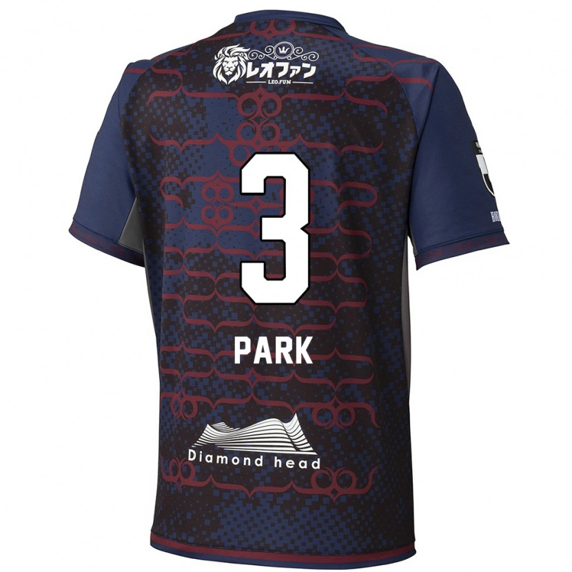 Danxen Dames Min-Kyu Park #3 Blauw Rood Uitshirt Uittenue 2025/26 T-Shirt België