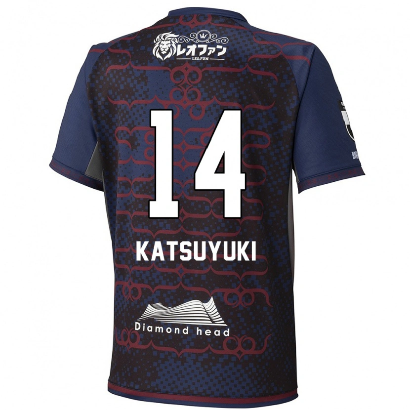 Danxen Dames Katsuyuki Tanaka #14 Blauw Rood Uitshirt Uittenue 2025/26 T-Shirt België