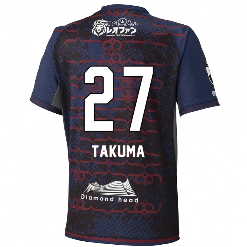 Danxen Dames Takuma Arano #27 Blauw Rood Uitshirt Uittenue 2025/26 T-Shirt België