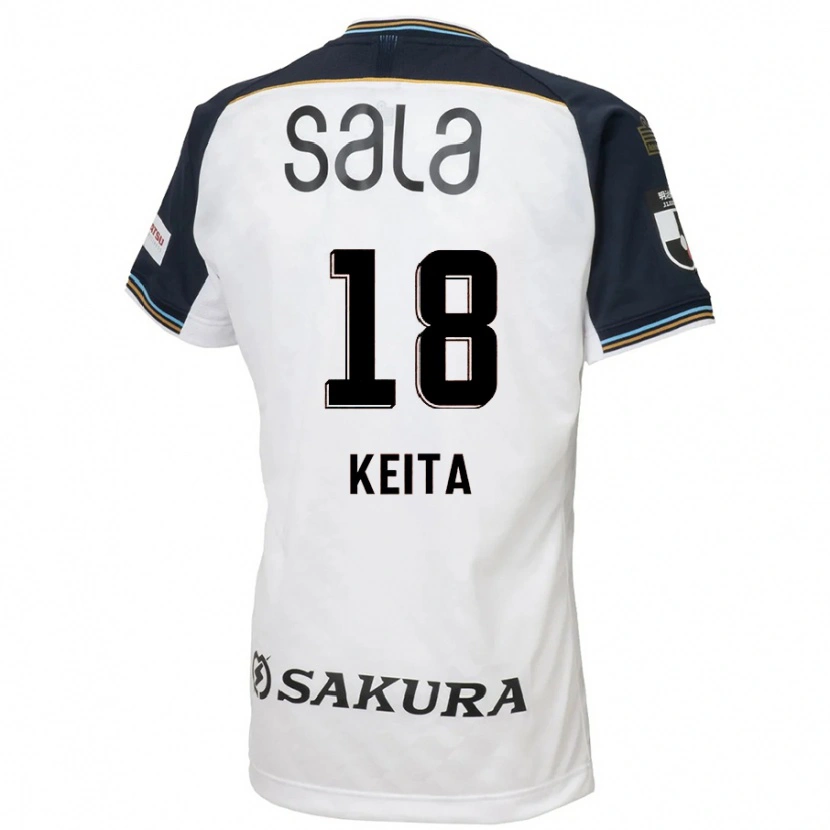 Danxen Dames Keita Takahata #18 Wit Zwart Uitshirt Uittenue 2025/26 T-Shirt België