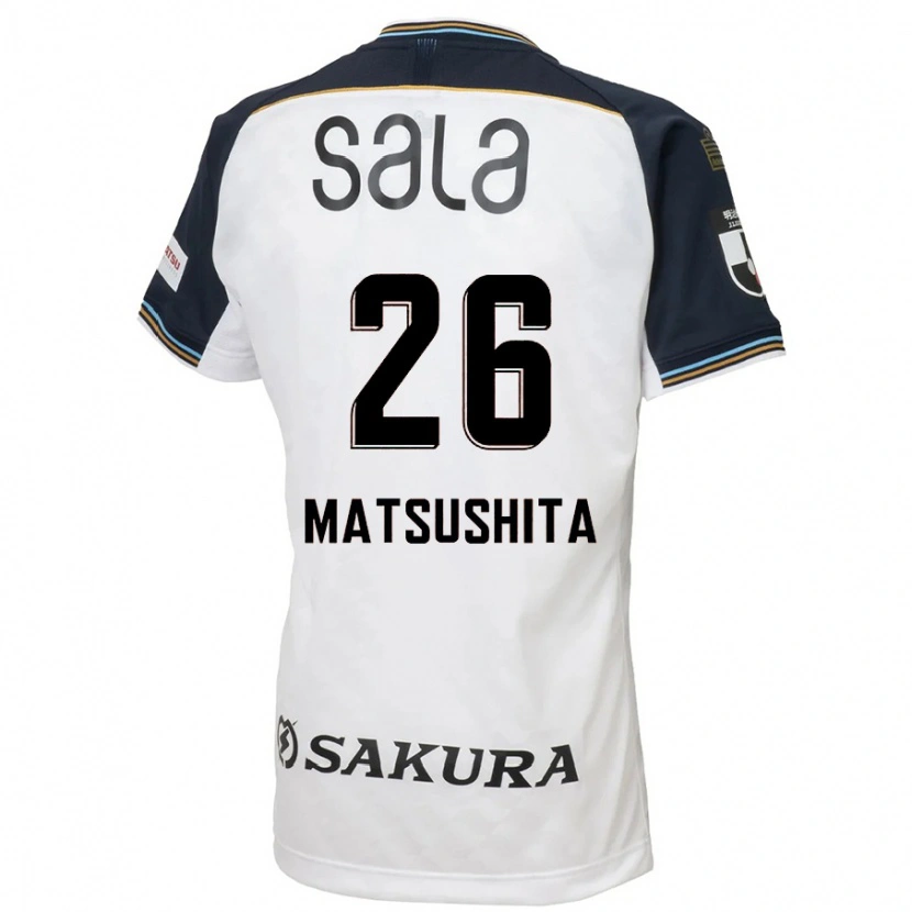 Danxen Dames Sota Matsushita #26 Wit Zwart Uitshirt Uittenue 2025/26 T-Shirt België