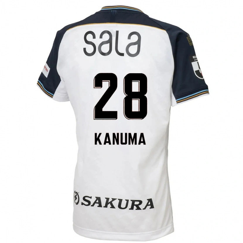 Danxen Dames Naoki Kanuma #28 Wit Zwart Uitshirt Uittenue 2025/26 T-Shirt België