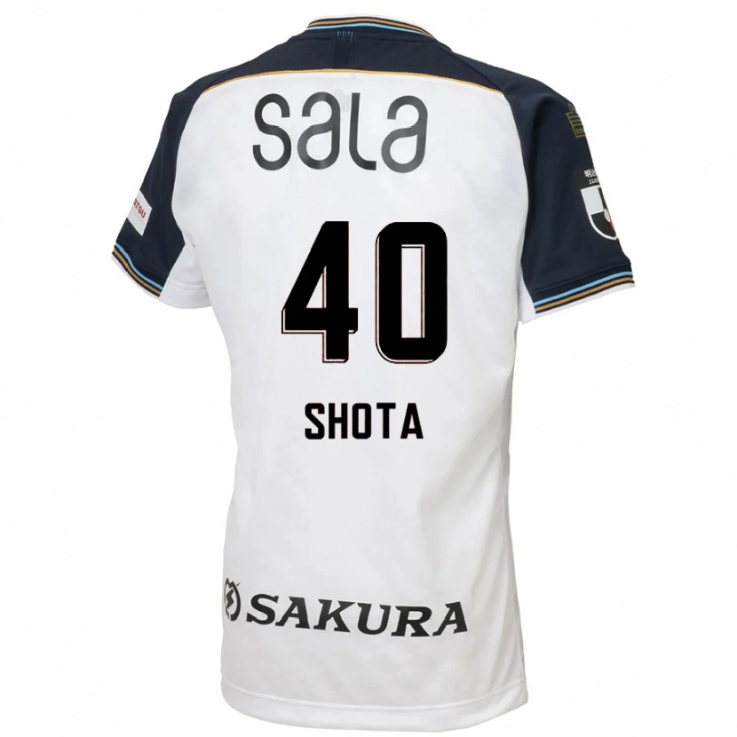 Danxen Dames Shota Kaneko #40 Wit Zwart Uitshirt Uittenue 2025/26 T-Shirt België