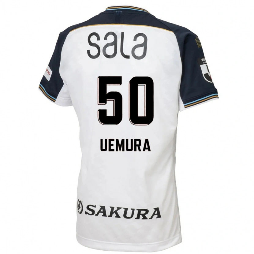 Danxen Dames Hiroto Uemura #50 Wit Zwart Uitshirt Uittenue 2025/26 T-Shirt België