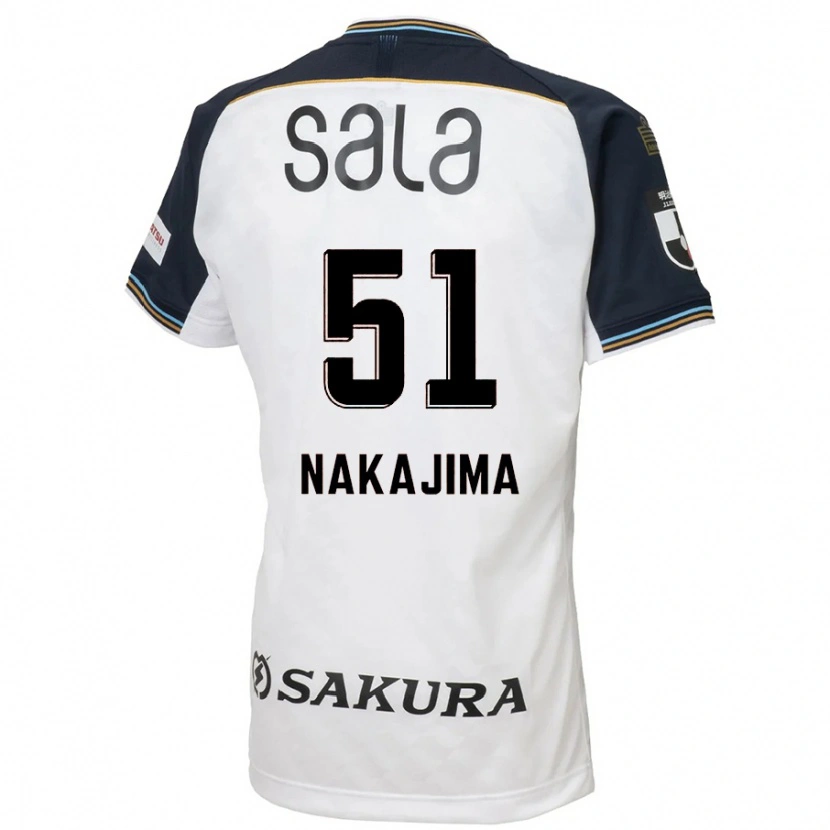 Danxen Dames Keitaro Nakajima #51 Wit Zwart Uitshirt Uittenue 2025/26 T-Shirt België