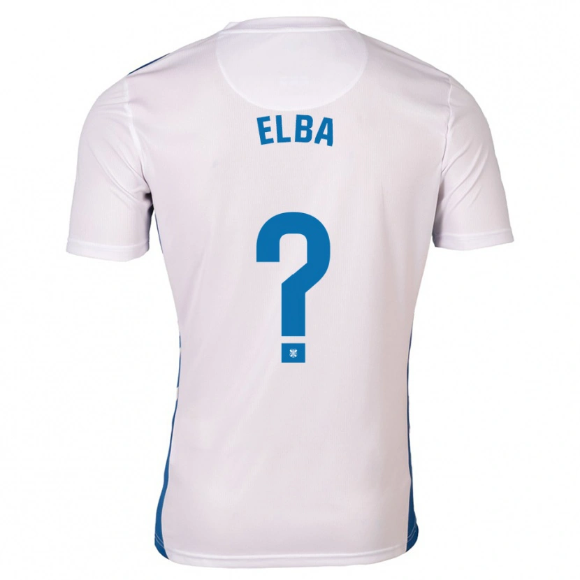 Danxen Dames Elba Vergés Prats #0 Wit Blauw Thuisshirt Thuistenue 2025/26 T-Shirt België
