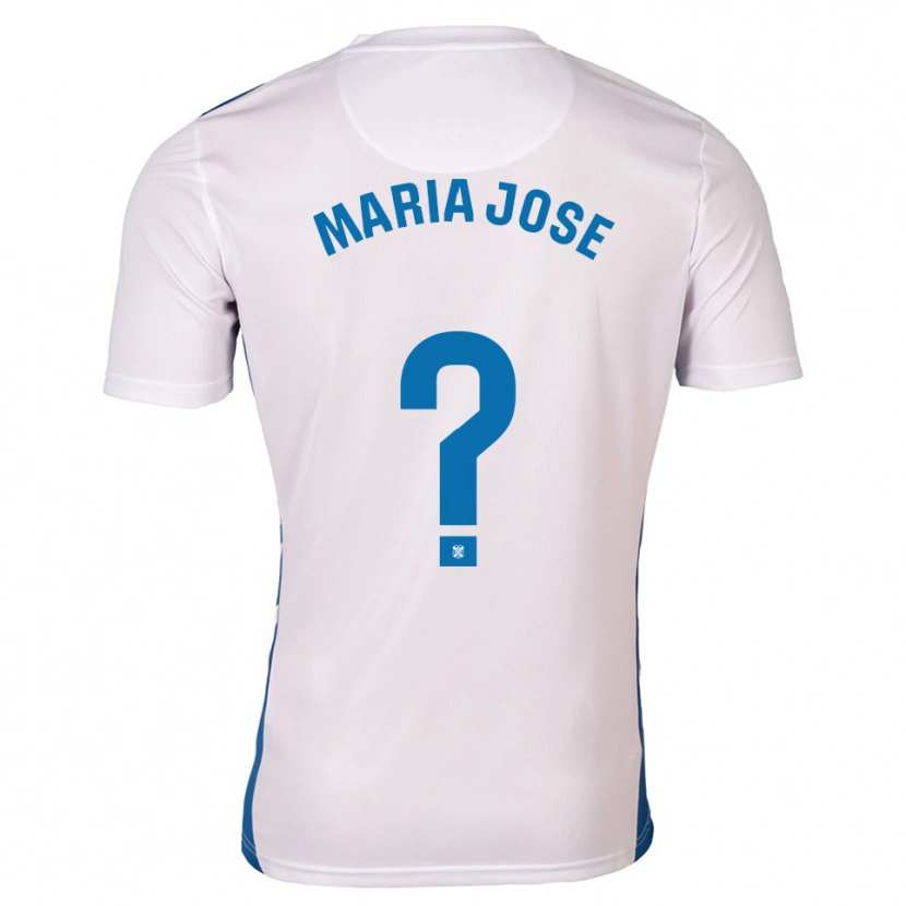 Danxen Dames María José Pérez González #0 Wit Blauw Thuisshirt Thuistenue 2025/26 T-Shirt België