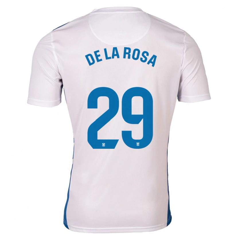 Danxen Dames Raúl De La Rosa #29 Wit Blauw Thuisshirt Thuistenue 2025/26 T-Shirt België