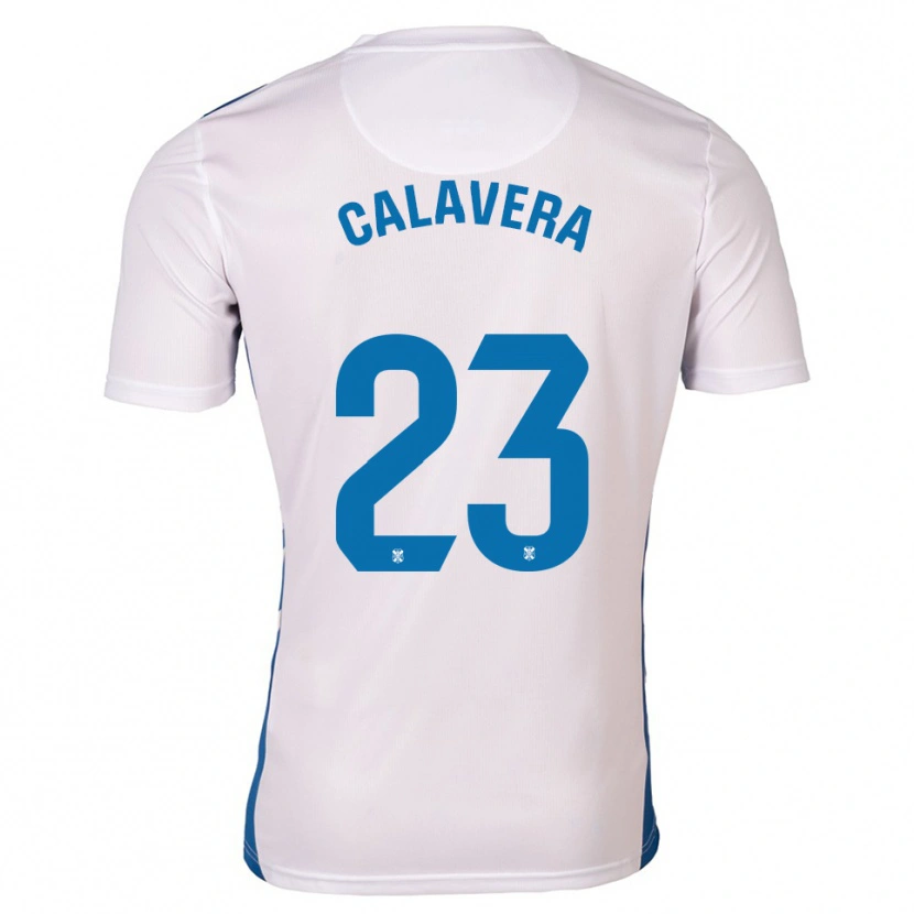 Danxen Dames Josep Calavera #23 Wit Blauw Thuisshirt Thuistenue 2025/26 T-Shirt België