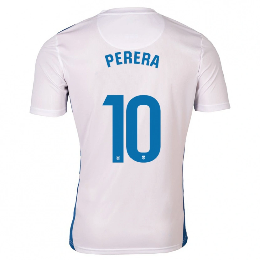 Danxen Dames Dylan Perera #10 Wit Blauw Thuisshirt Thuistenue 2025/26 T-Shirt België