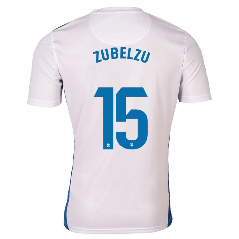 Danxen Dames Julen Zubelzu #15 Wit Blauw Thuisshirt Thuistenue 2025/26 T-Shirt België