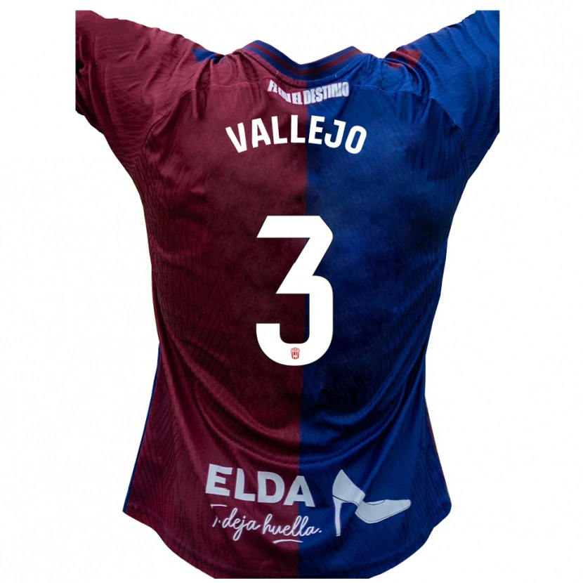 Danxen Dames Jaime Vallejo #3 Blauw Rood Thuisshirt Thuistenue 2025/26 T-Shirt België