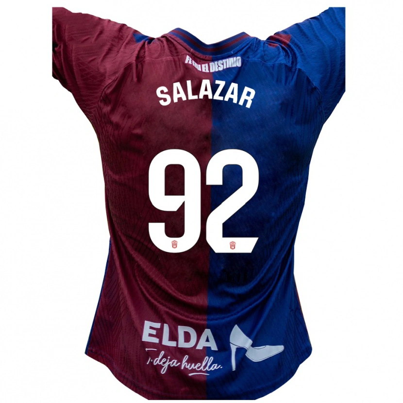 Danxen Dames Israel Salazar #92 Blauw Rood Thuisshirt Thuistenue 2025/26 T-Shirt België